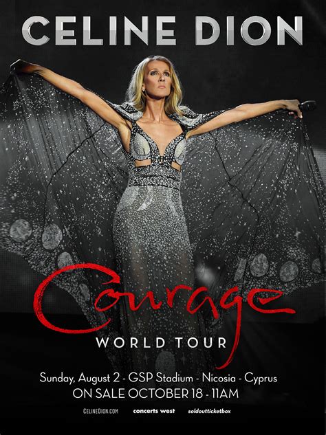 celine courage world tour setlist|the courage world tour.